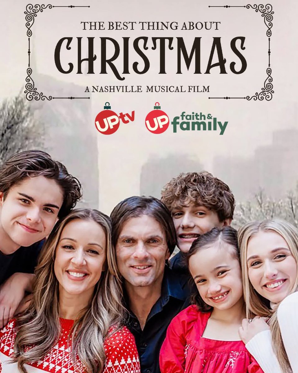 The UPtv Premiere Movie: "#TheBestThingAboutChristmas," is currently airing on <a href="/UPtv/">UPtv</a>, as part of "UPtv's #MostUpliftingChristmasEver!"
Starring: <a href="/MeganAlexander/">Megan Alexander</a> &amp; Derek Hinckley.