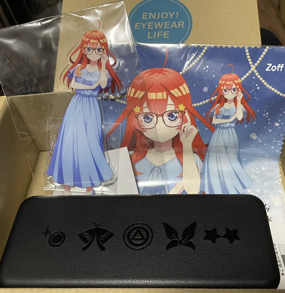 ZOFF × 五等分の花嫁 五月モデル が届いてました 後日、度入りレンズに