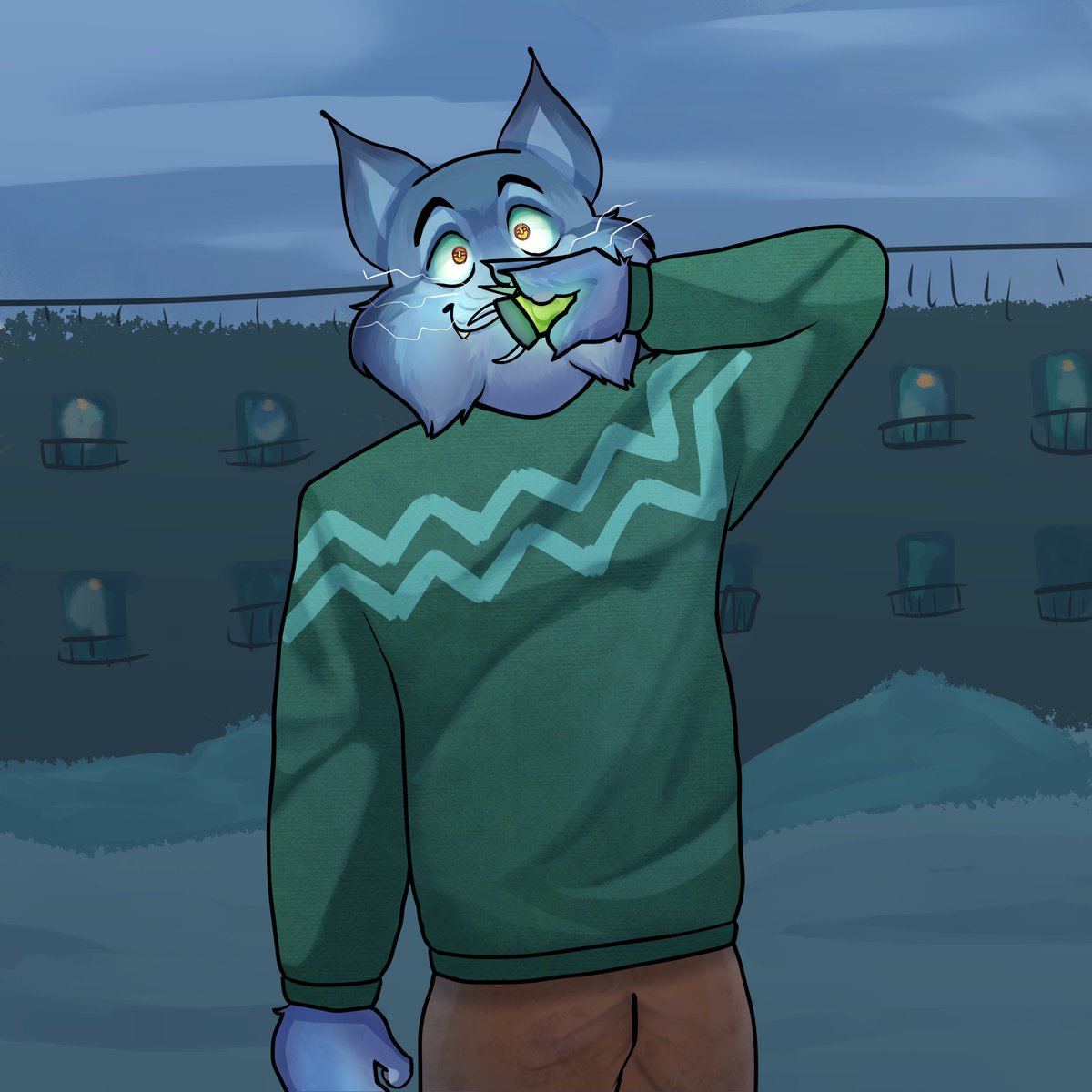 Hace mucho no dibujaba en un lienzo completo xd