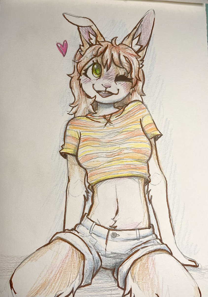 bunny girl in my sketchbook