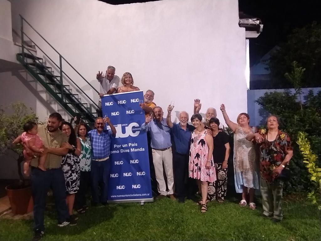 La conducción del.partido Nueva Unión Ciudadana se reunió para despedir el 2025 y preparar los planes y proyectos para el 2026.