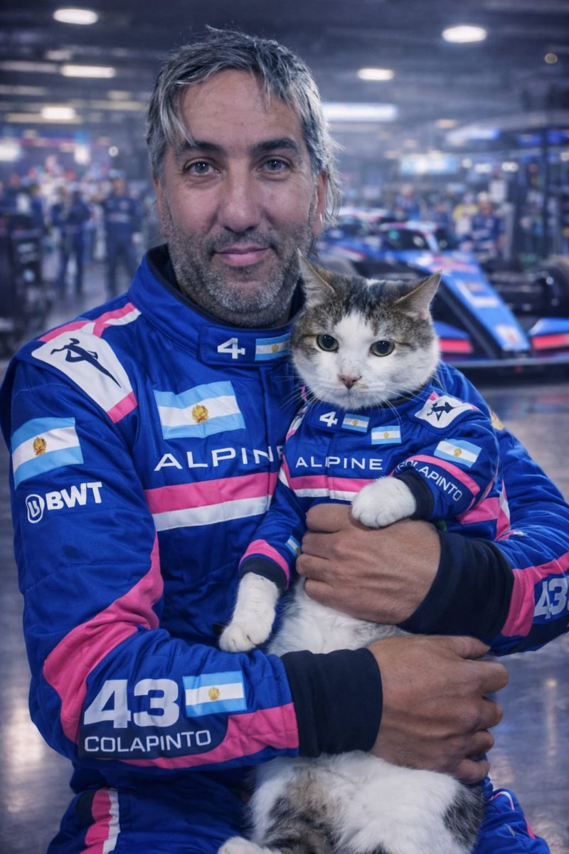 NGMProducciones's tweet photo. Re manija con mi Chiqiichiqui para que arranque la #F1 bancando a @FranColapinto #43 con los nuevos impulsores #mercedesbenz #telemetrico @AdrianPuenteF1 #Argentina #Alpine #bwt #mercadolibre https://t.co/SvcI8oOt9D