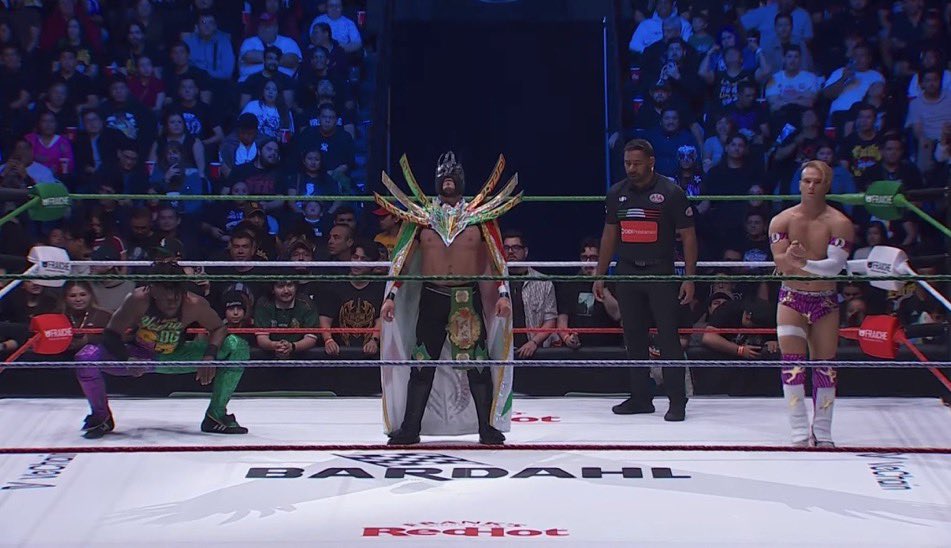 SethJoseph95's tweet image. Je’von Evans vs Jack Cartwheel vs Laredo Kid.. this match is for me!!! 😭 #GuerraDeTitanes