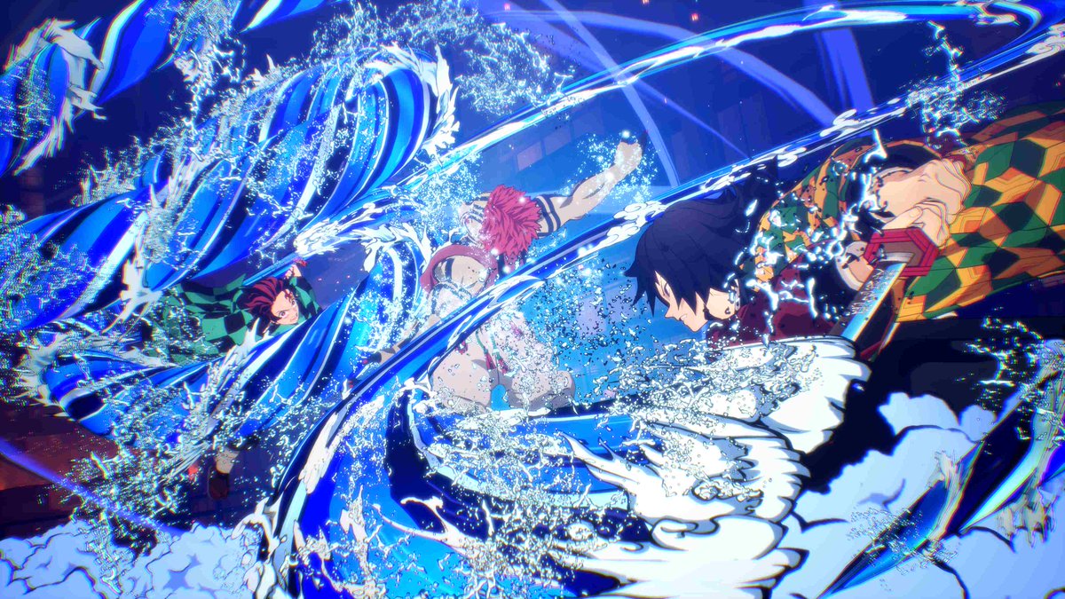 kimetsu_csgame's tweet image. 【#ヒノカミ血風譚2】
「竈門炭治郎(無限城編)」「冨岡義勇(無限城編)」のキャラクター追加に合わせて、 
新たに合体奥義の実装が決定

合体奥義のスクリーンショットを公開︕
#鬼滅の刃 #ヒノカミ2