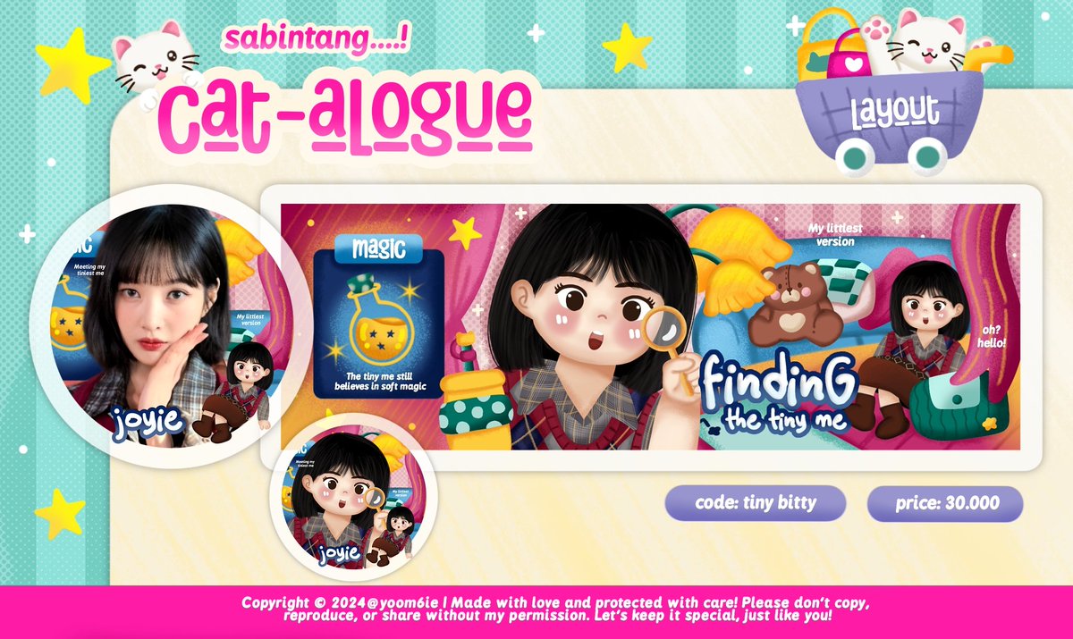 yoom6ie's tweet image. help repost please? thankyou 🤓💘

hai haii. . . ! hari ini aku mau OPEN TITIPAN 2 katalog layout gemasku "cute404" dan "tiny bitty" 🥣🍏💘 untuk tnc nya ada di bawah yaa! selamat jajank 🛒

#zonauang #zonajajan