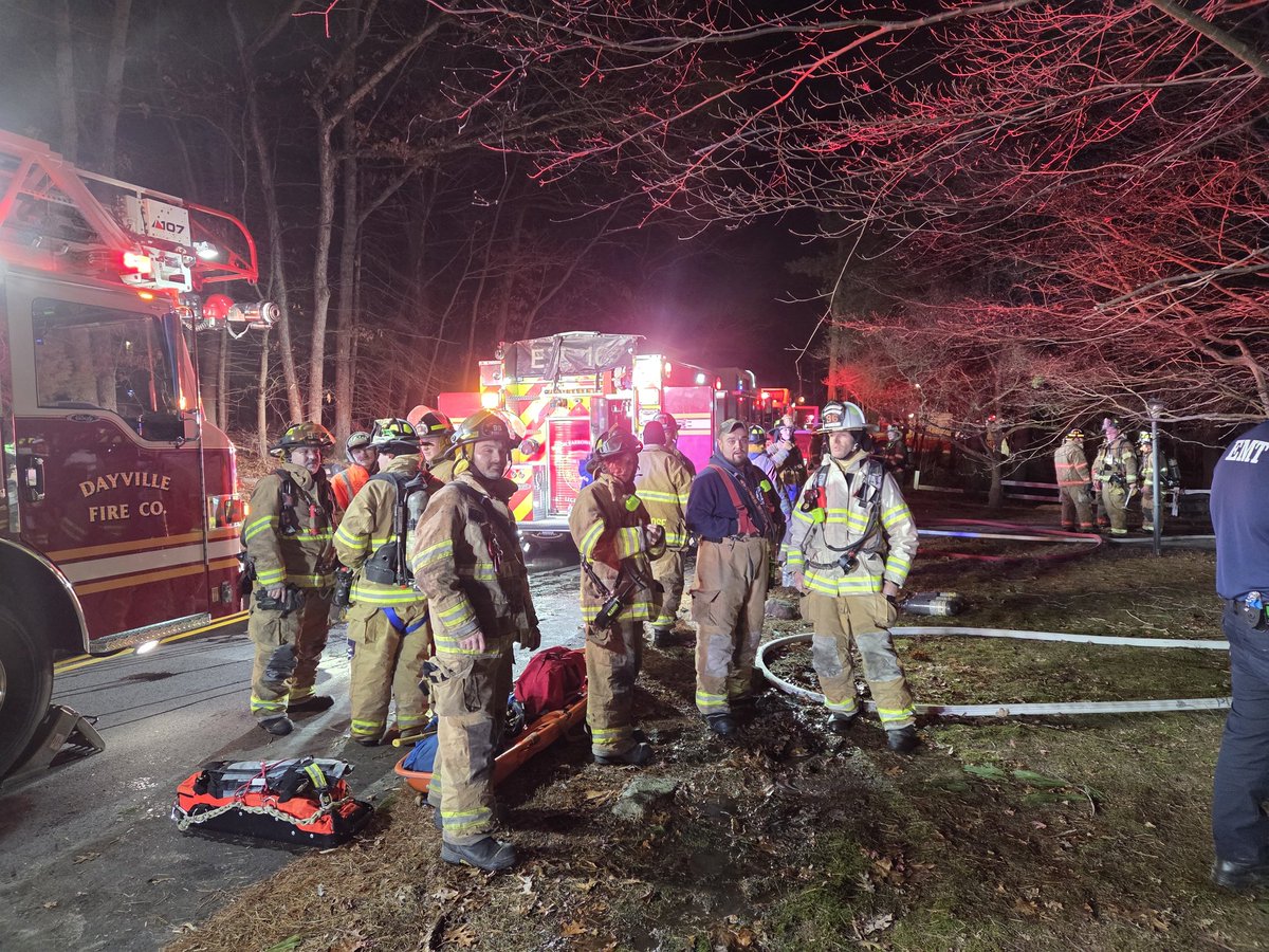 At 1948 hrs this evening <a href="/AtwoodFire/">Atwood Hose Fire Co.</a> was dispatched  as part of a 1st alarm structure fire response for a dwelling fire on Valley Rd in the Dayville section of Killingly. Atwood teamed with East Putnam Fire to make up the FAST team. Our crew was released after about 90 mins.