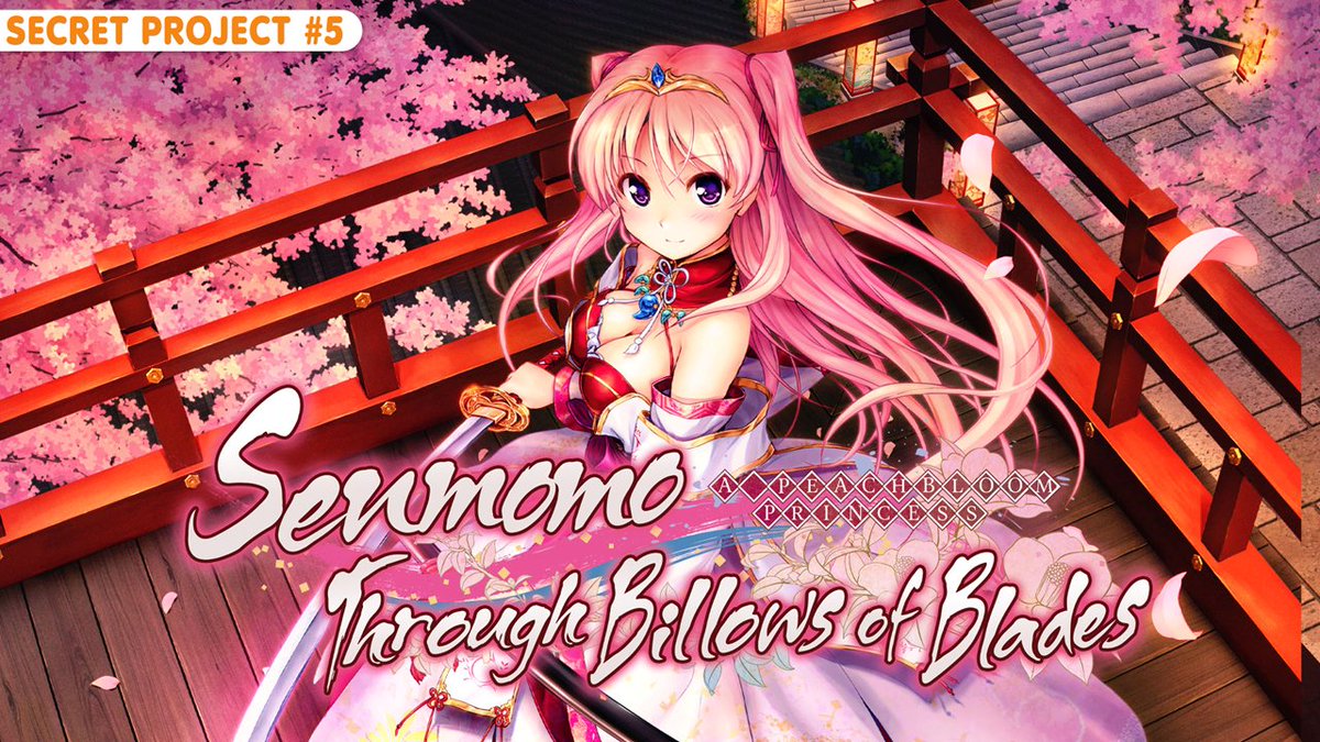 🍑Announcement 6🍑
"SENMOMO: THROUGH BILLOWS OF BLADES, A PEACHBLOOM PRINCESS" from <a href="/august_soft/">オーガスト</a>!

The first officially licensed August title in English, we're excited to bring Senmomo to the west!❤️
