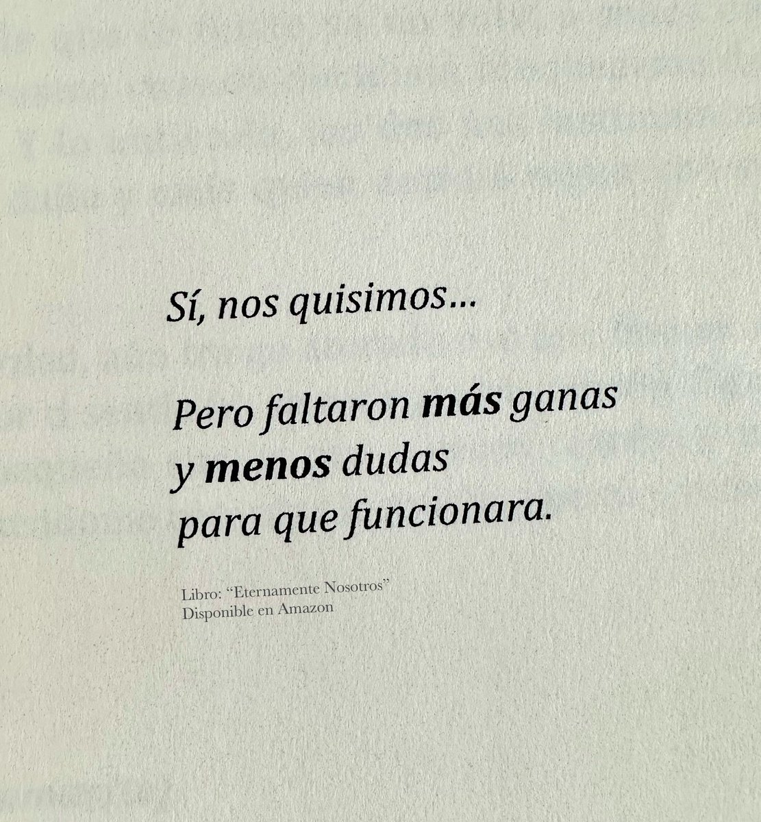 Libro: “Eternamente Nosotros” 📗