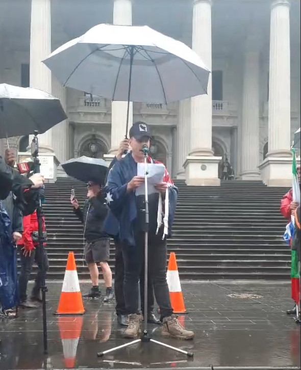 crazyjane13's tweet image. Very pleased to see #melbourneweather hates racists too. Screw you, Morgan Jonas, and all your racist mates.