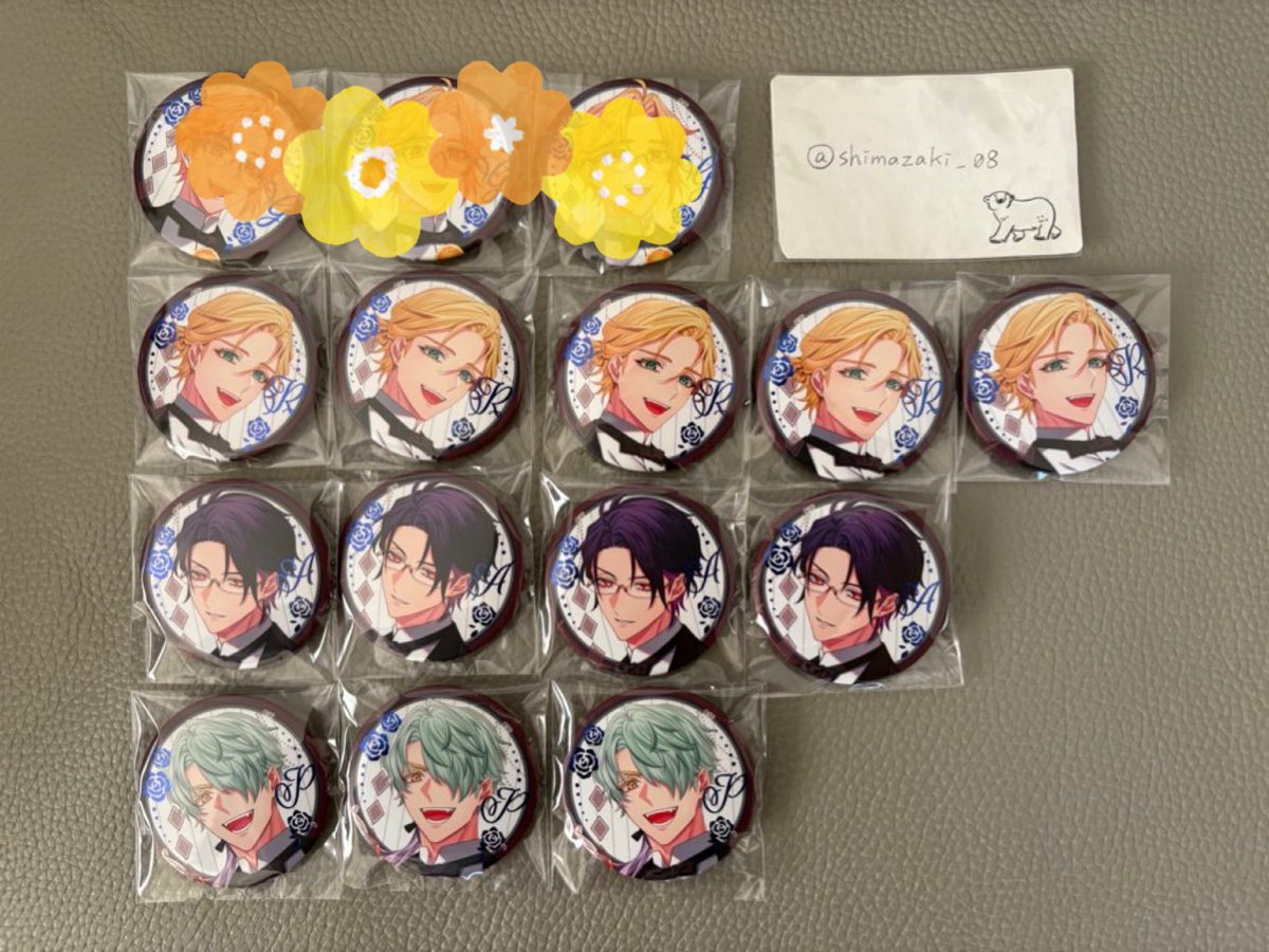 青凛 アクリルコースター クッキー マツリカ オトマ オトふゆ