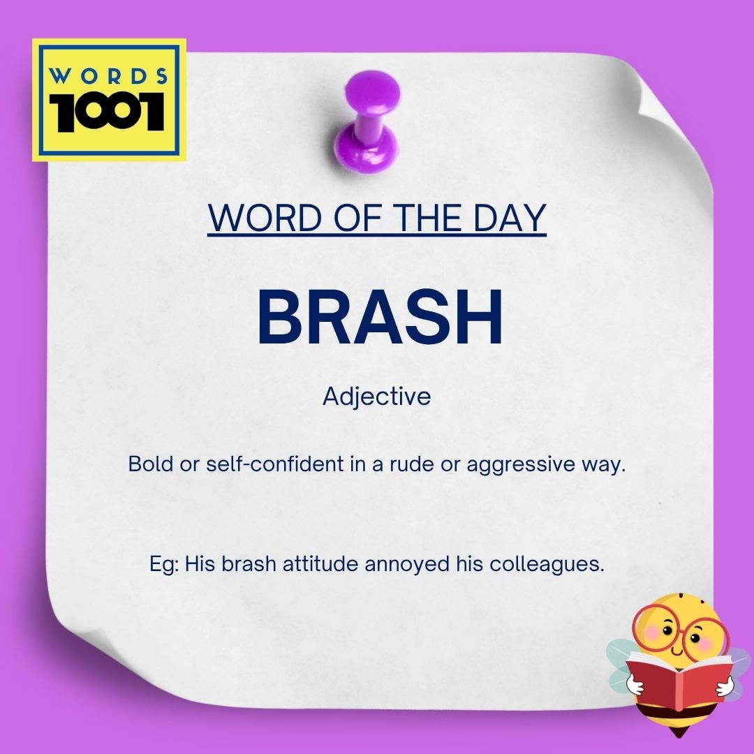 IndiaSpelling's tweet image. Brash (adj)
500 industries disrupted by brash innovators in 2025!
“His brash attitude annoyed his colleagues.”
#Brash #Bold #Attitude #SpellBee