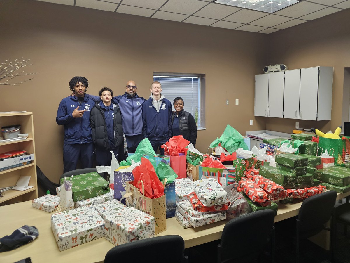 Clements Boys Basketball with another successful toy drive. <a href="/CHS__BASKETBALL/">Clements Basketball</a>  <a href="/CHS_Rangers/">Clements Rangers</a> <a href="/FBISDAthletics/">Fort Bend ISD Athletics</a>