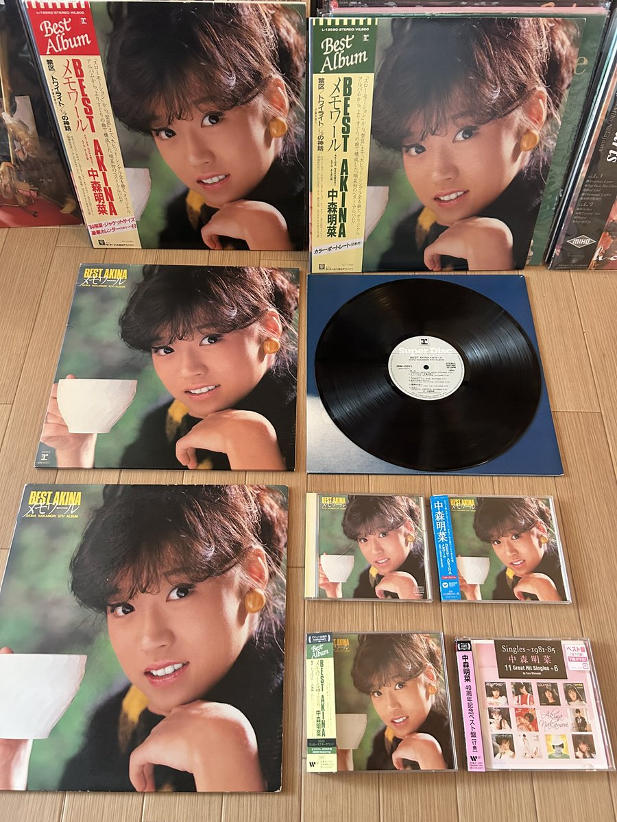 1983年発売 初回盤限定 豪華カレンダー付 中森明菜 初ベストアルバム 今日発売記念日 12月21日 #中森明菜 #明菜ちゃん 1983年ベストアルバム