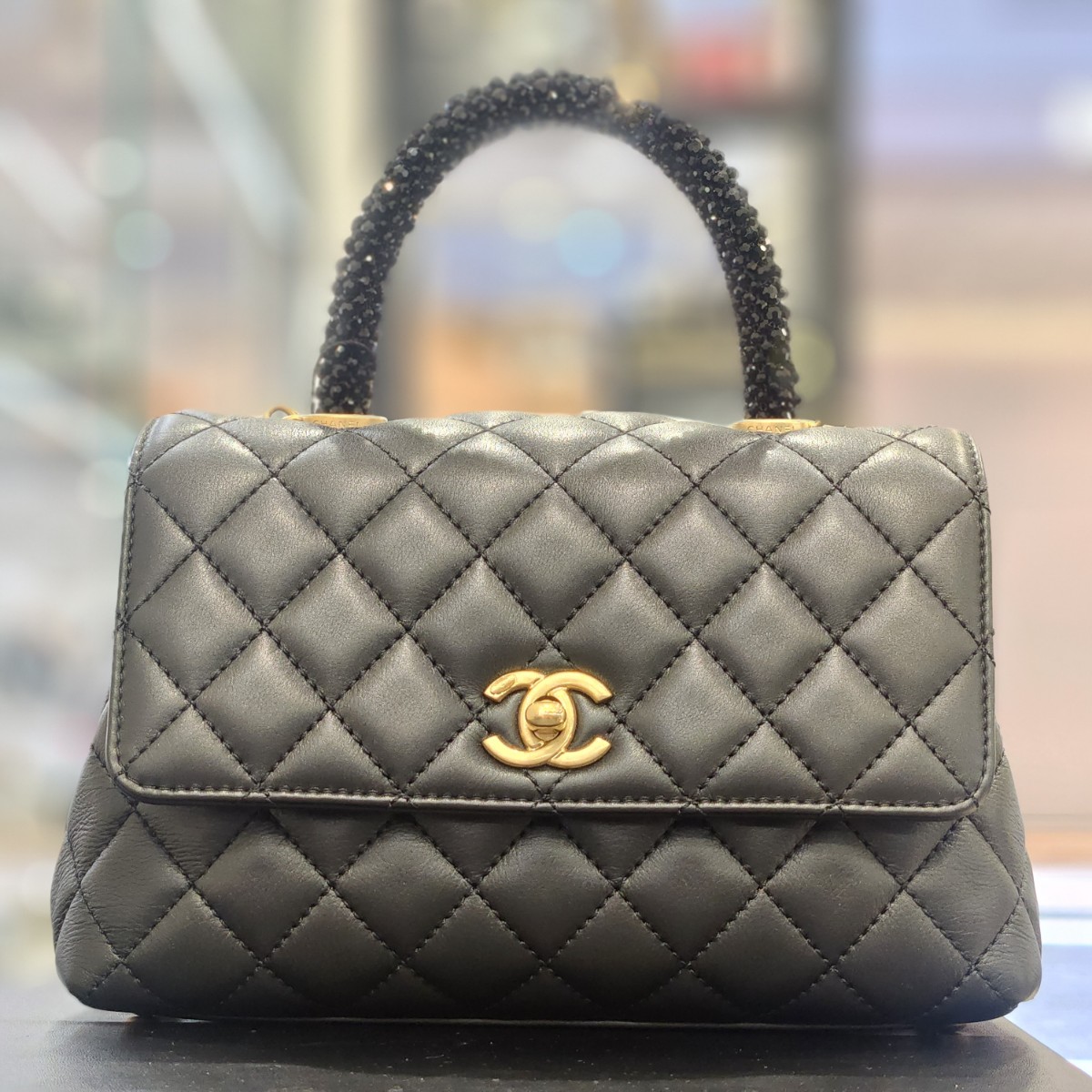 シャネル ハンドバッグ マトラッセ ココマーク ココハンドル