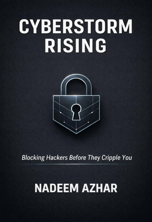 LanceScoular's tweet photo. 📓CYBERSTORM RISING...
Author: Nadeem Azhar @advsolorider
📚📔📕📙📓📒📗📘
@LanceScoular 🔹️ The Savvy Navigator 🧭🌐
#amazoninfluencer #book #ad #amazonbooks #fromtheauthorsmouth #CYBERSTORM #RISING #Blocking #Hackers #Before #They #Cripple #You
https://t.co/JzZZxISr61 https://t.co/glXtvQGzjq