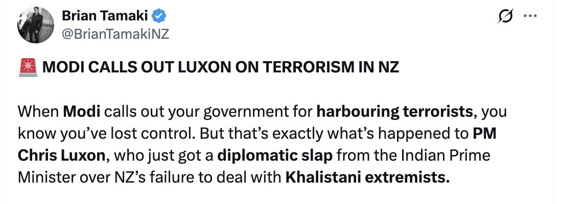 Dude's fan of Modi lol