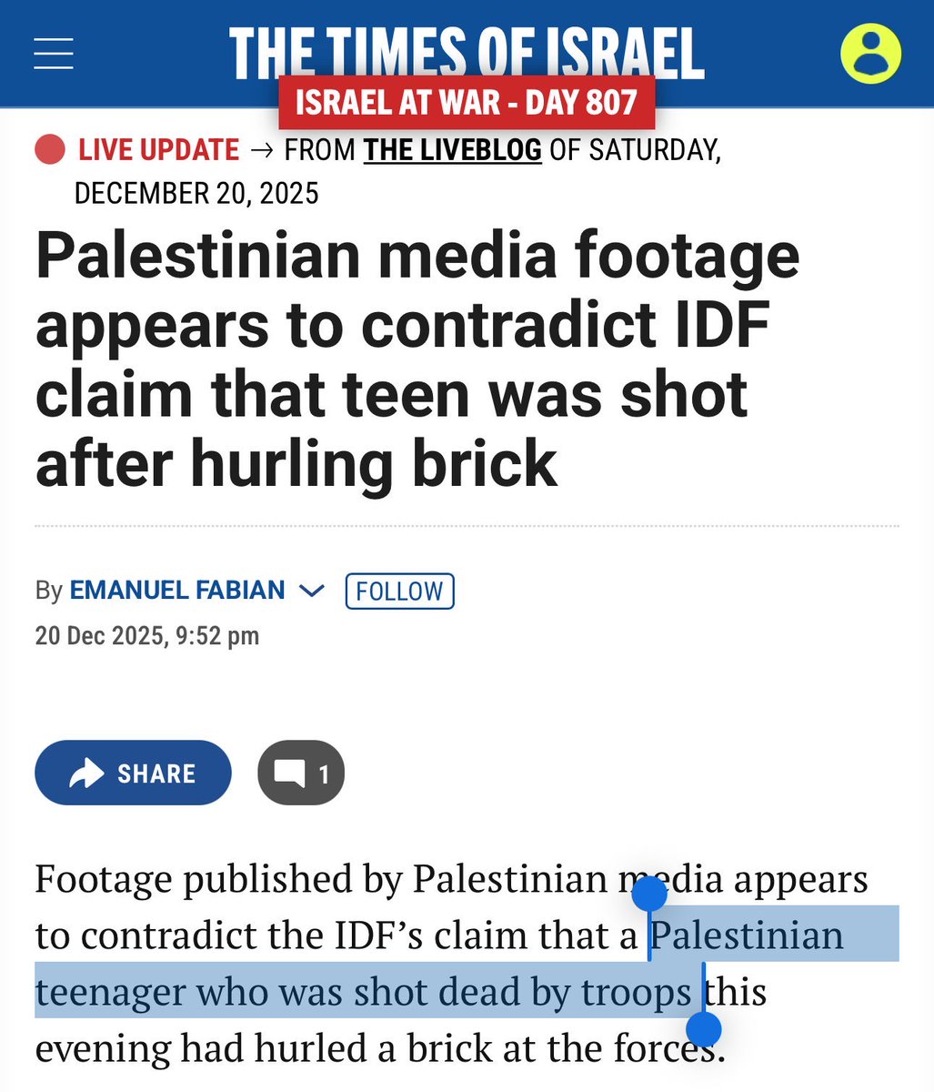 Israel just can’t stop killing children then lying about.