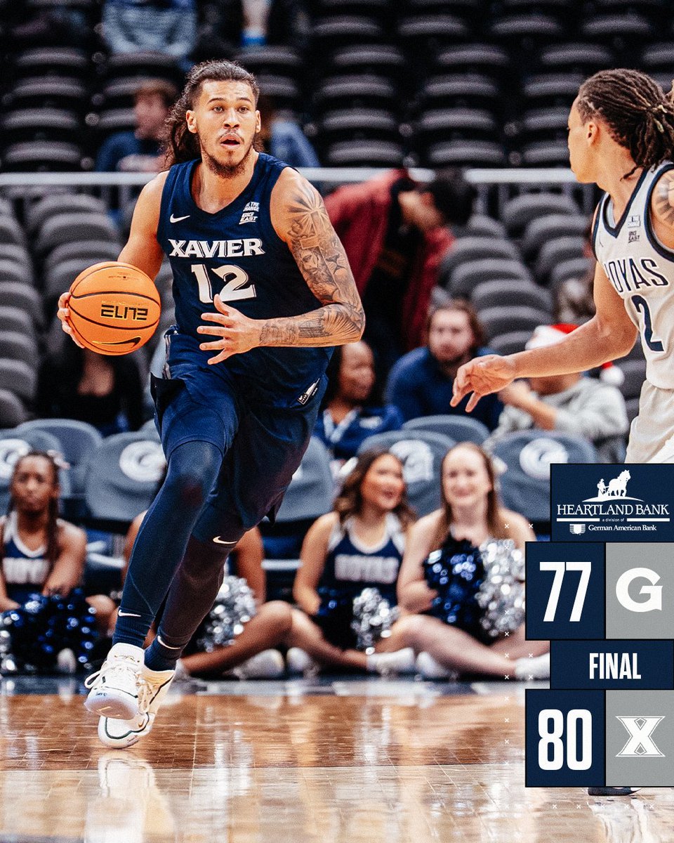 XavierGameday's tweet image. Tre Carroll leads four Musketeers in double figures with 22 points as Xavier picks up the BIG EAST road win at Georgetown!

#LetsGoX