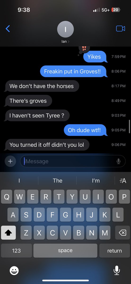 trevmc131's tweet photo. I have been saying for 2 games now “PUT IN GROVES” and again at halftime.. and I truly believe he was a difference maker. Thanks for coming to my Tech Talk. @TexasTechMBB https://t.co/CYn52lPeJH