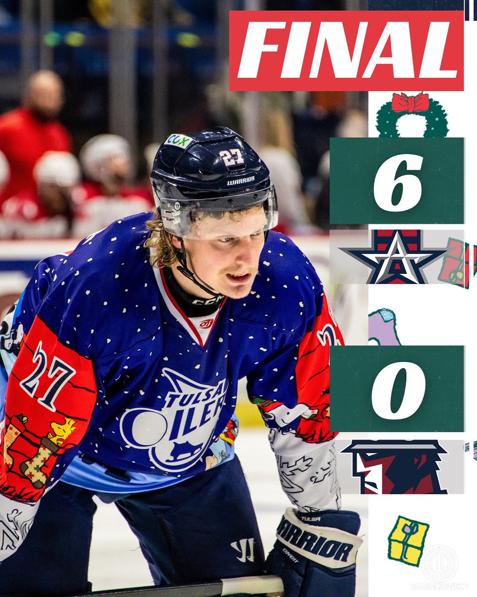 Final. 

Final Score powered by TulsaConnect, the preferred IT Services sponsor of the Tulsa Oilers and your one stop shop for all your IT needs! Visit tulsaconnect.com and let them know the Oilers sent you for a special discount!*