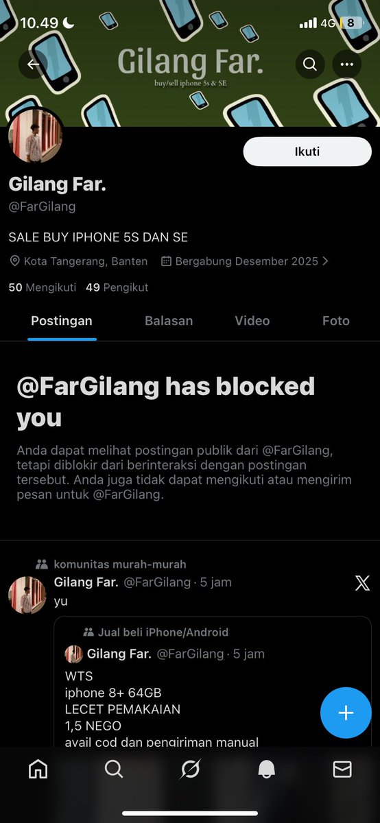 pyorupyuV2's tweet image. PENIPU❗️
ni org nipu ya ges, yg mau bukti aku taruh dibawah. dia dh viral. suka reply “dm kak” dikomun ini. jgn mau ada yg transaksi sm ni orang plsss