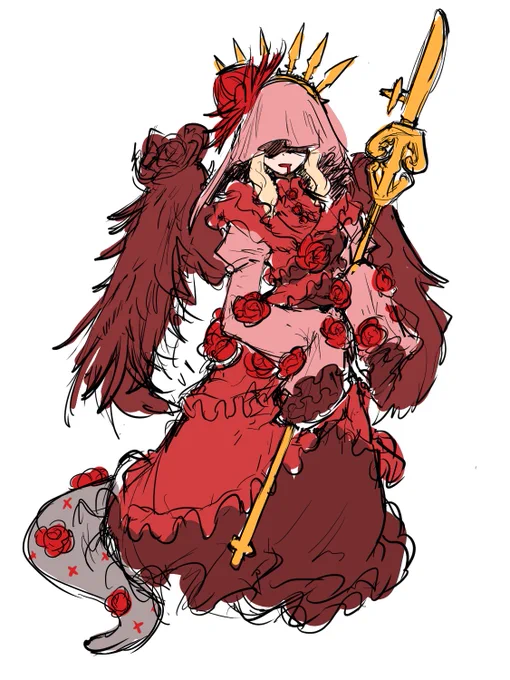安寧者の擬人化を考えていた人