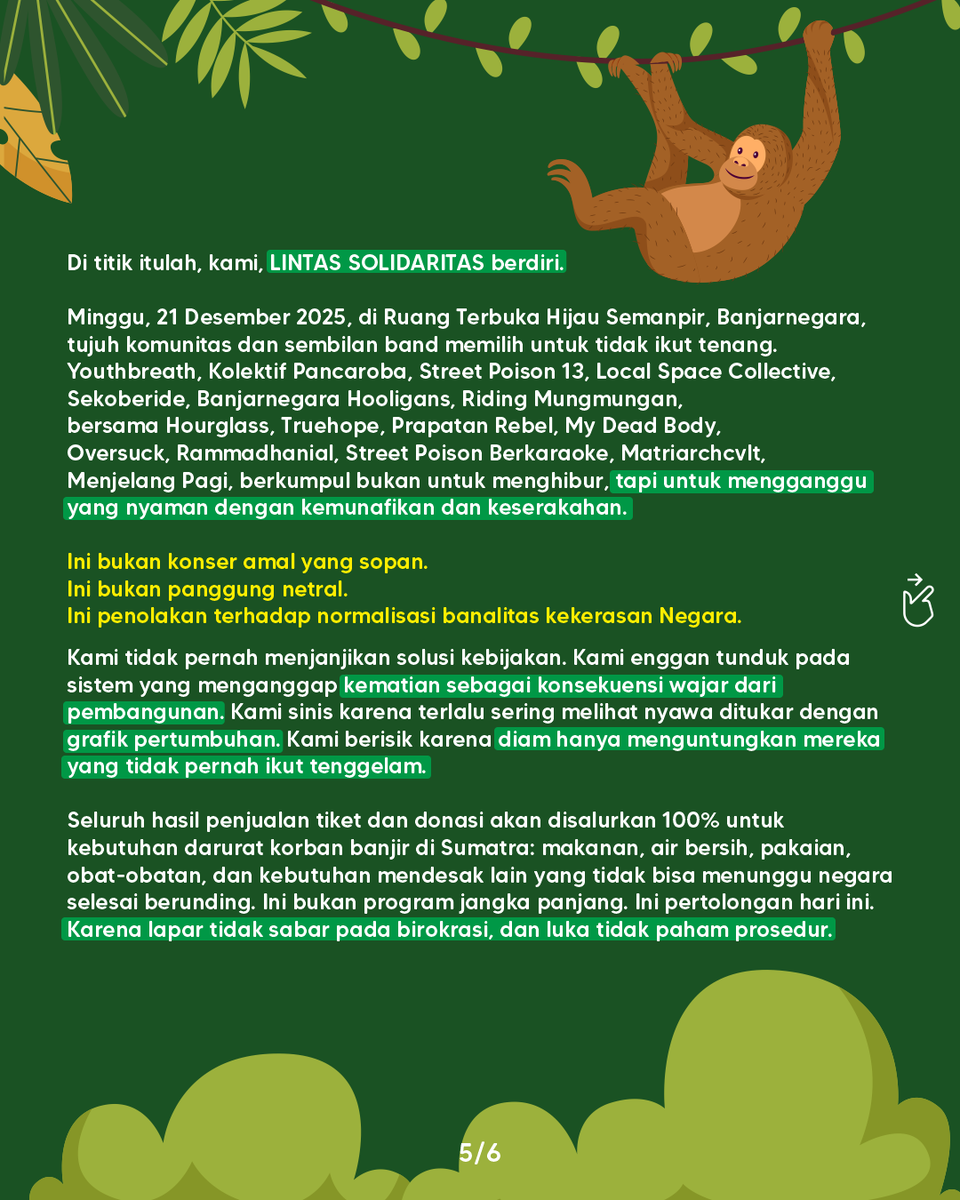 KolektifPncrb's tweet photo. Sampai jumpa hari di Ruang Terbuka Hijau, Semampir, Banjarnegara 👋✨️🩶 https://t.co/rStO8cSoPo