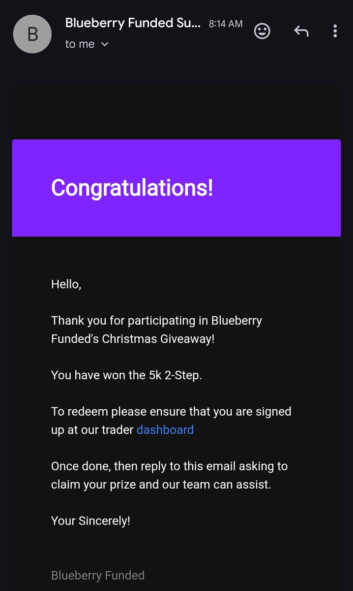 BLUEBERRY SPIN TO WIN  ACCOUNT FOR EVERYONE! 

Steps - 

1️⃣ Follow <a href="/propfirmsfusion/">PropfirmsFusion</a>| <a href="/Aditya_FX1/">Aditya</a> | <a href="/Fx__Glacier/">glacier fx</a> | <a href="/fractalvertex/">Fractal Vertex</a> | <a href="/pffsupport/">PropfirmsFusion</a> | <a href="/Trillionaire_03/">✨TRILLIONAIRE✨</a>

2️⃣ Like Retweet tag 4 traders 

3️⃣ Must on notification 

Claim account here- discord.gg/YhzdZdjMuK