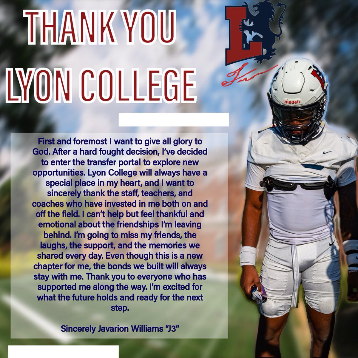 Thank you Lyon college 💕