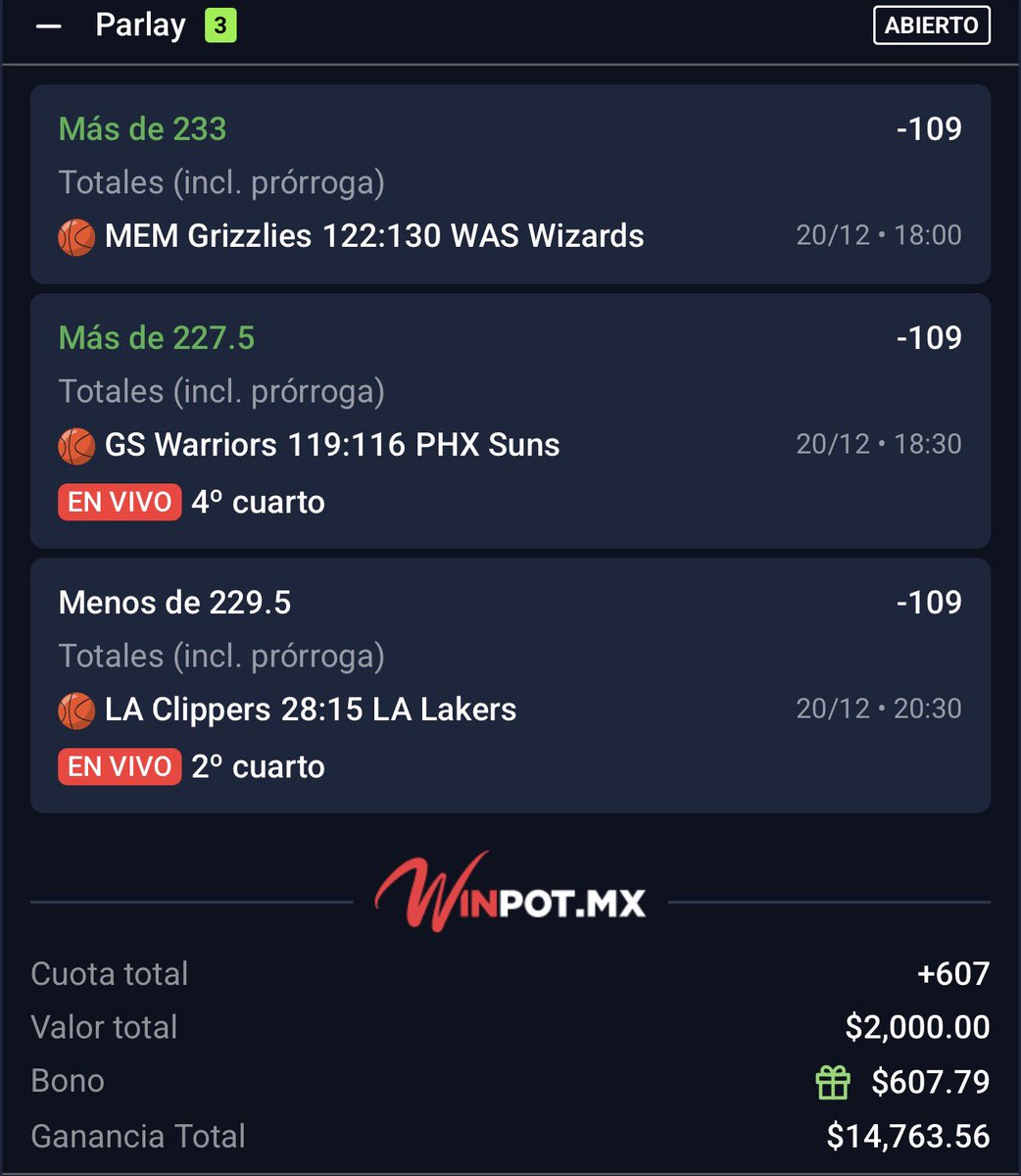 Frosty701's tweet image. Si este parlay lo ganamos ❄️ voy a repartir los $14,000 entre varios de los primeros 200 ❤️🔁💬 del post 😉

El tío Frosty ☃️ jamás los deja solos y menos en épocas Navideñas 🌲