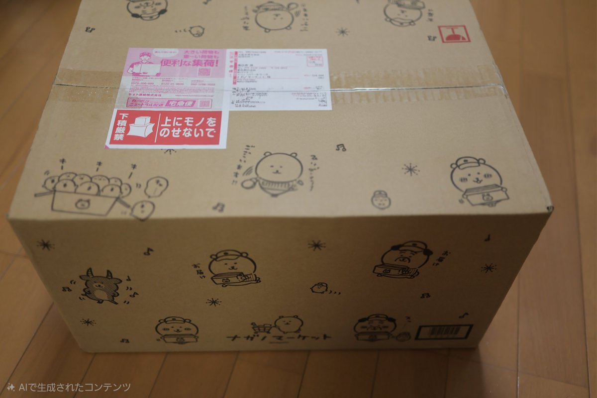 ナガノマーケット で購入したちいかわグッズです。 まだ中身は全て見て