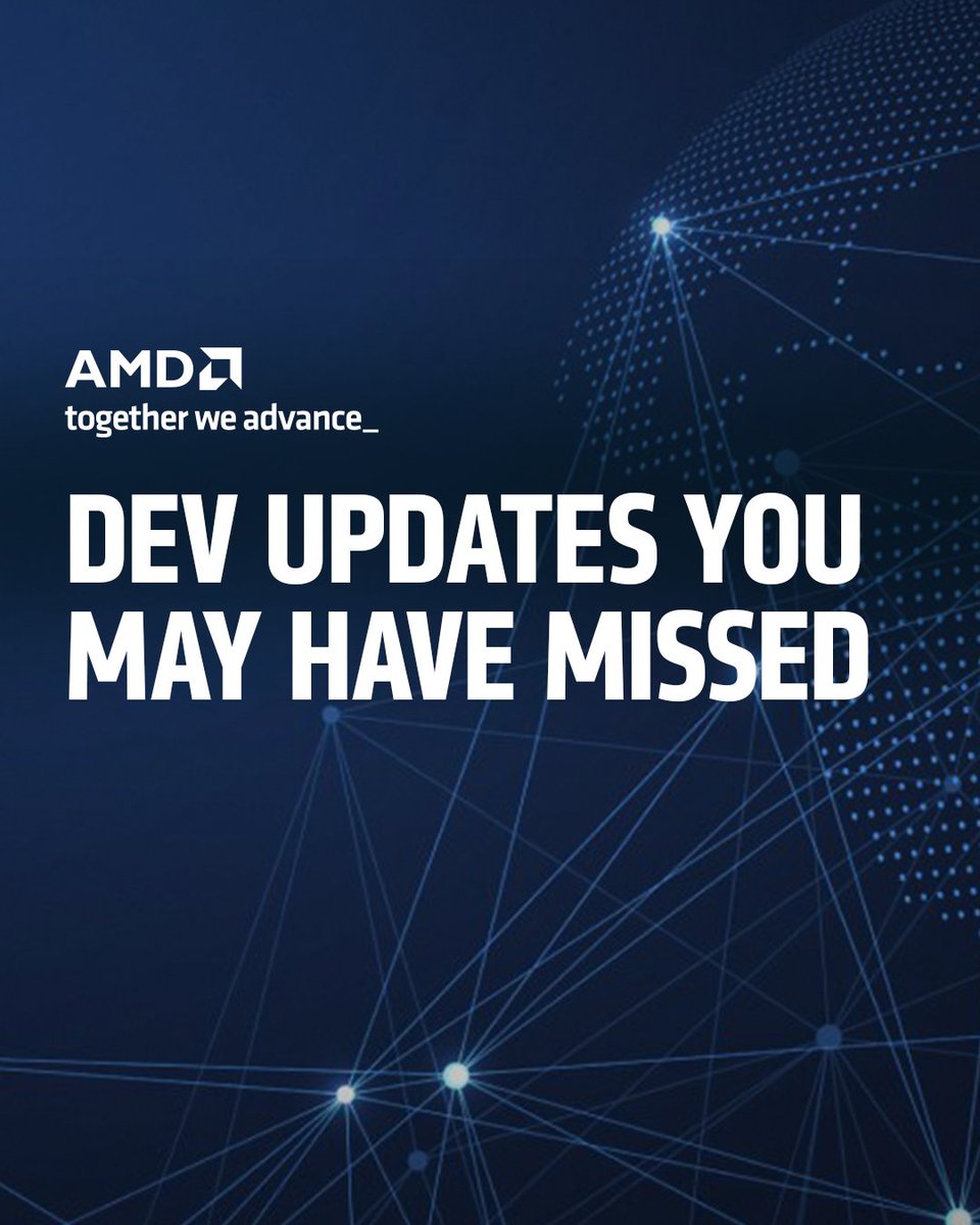 AIatAMD's tweet image. ICYMI: new AI tools, tutorials, and guides are now live for AMD developers. 👇