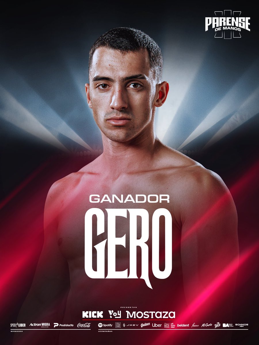 ParenseDeManos's tweet image. Noche soñada para el pibe dominadas, Debut en las Veladas, Main Event, 4 Rounds, sin cabezal y victoria 

Gero Arias se queda con el cinturón y ya propuso su nuevo objetivo para el 2026:

“VIRUZZ, SEGUIS VOS”