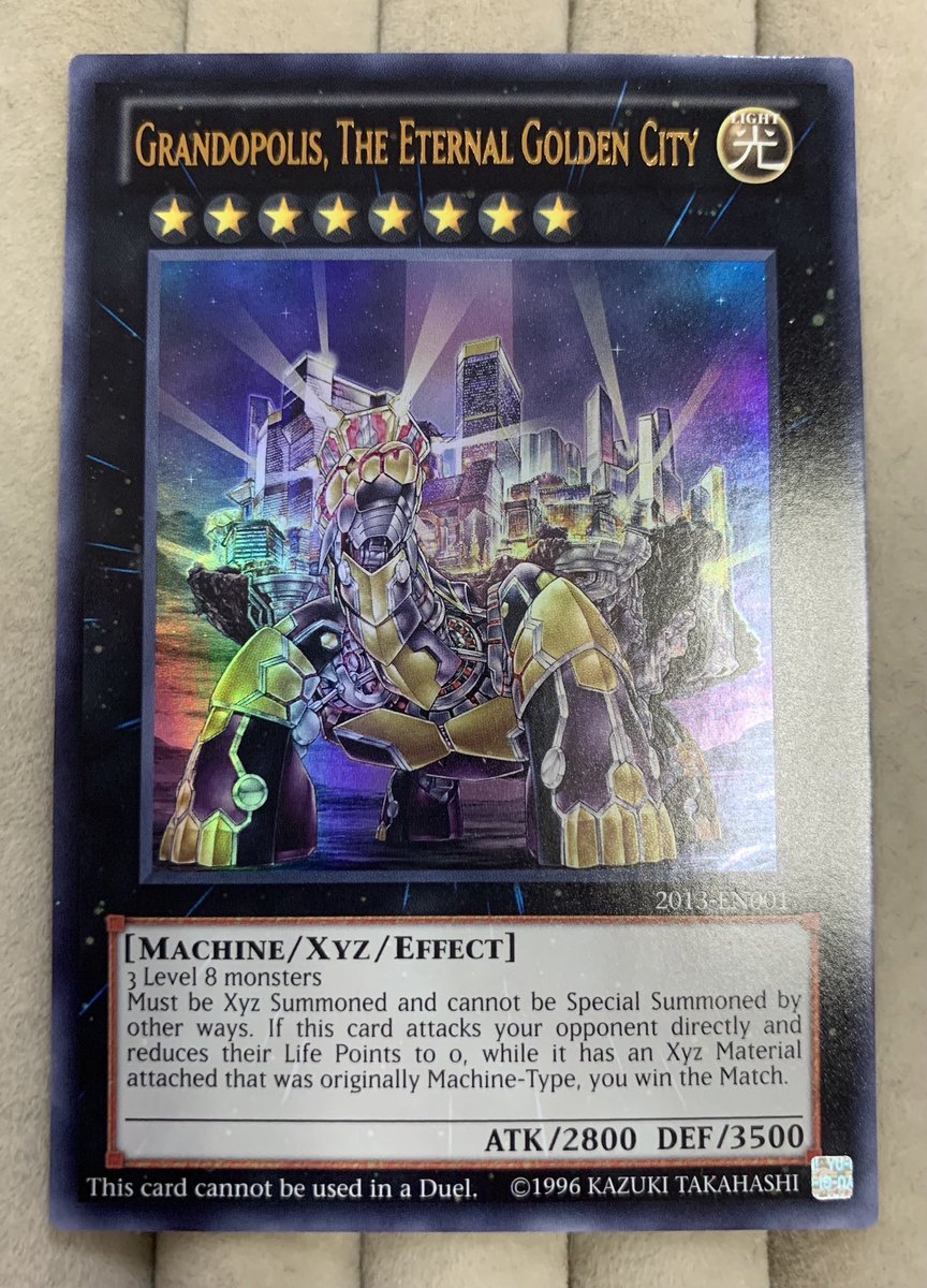 ✨遊戯王商品紹介✨ 悠久の黄金都市グランポリス 118万円で販売中
