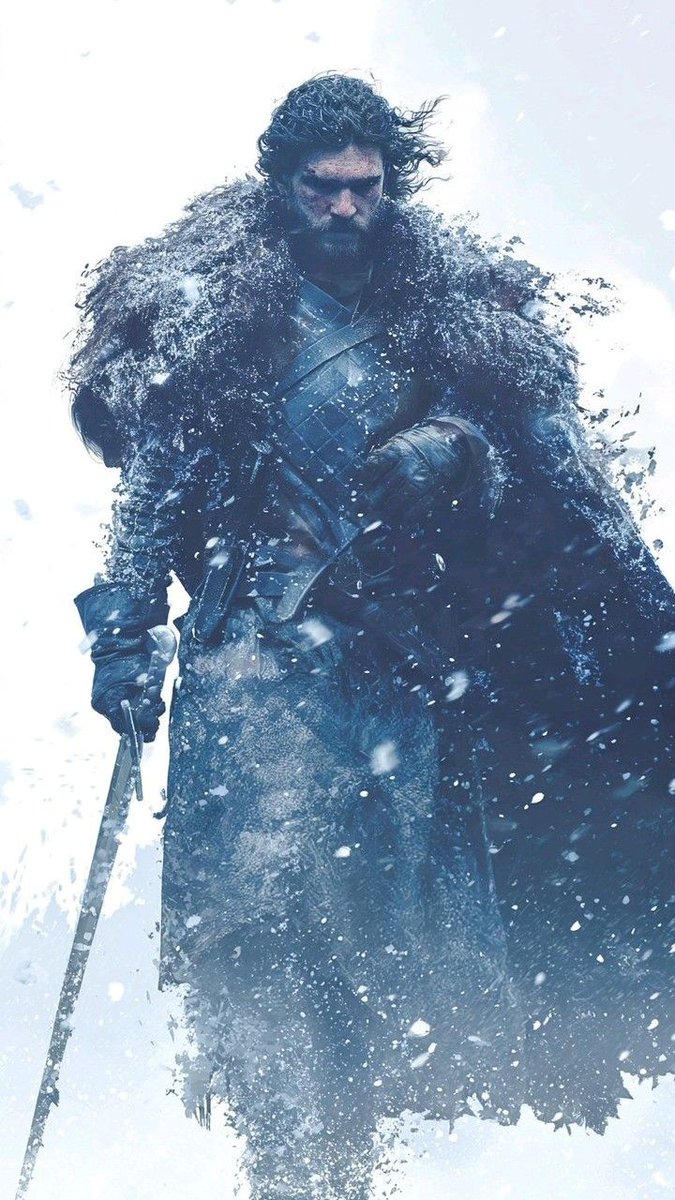 4K HD Android Wallpaper Need Tap Hold Load 8K iPhone iOS theme Jon Snow  Game of Thrones GOT Winter Is Coming, image size:675x1200