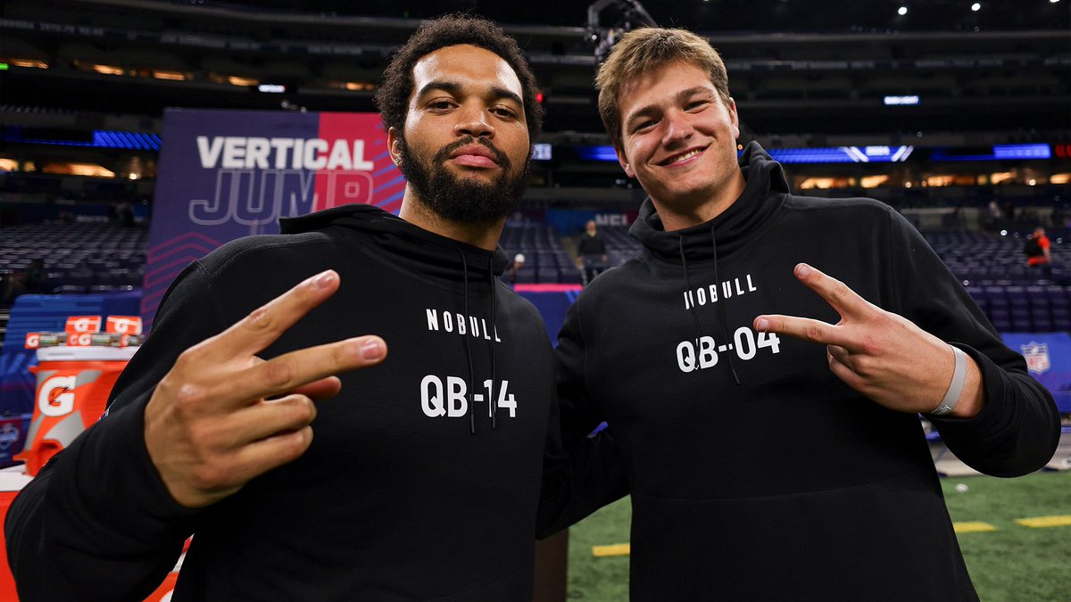 drakemayeloverr's tweet image. Best QBs in the class