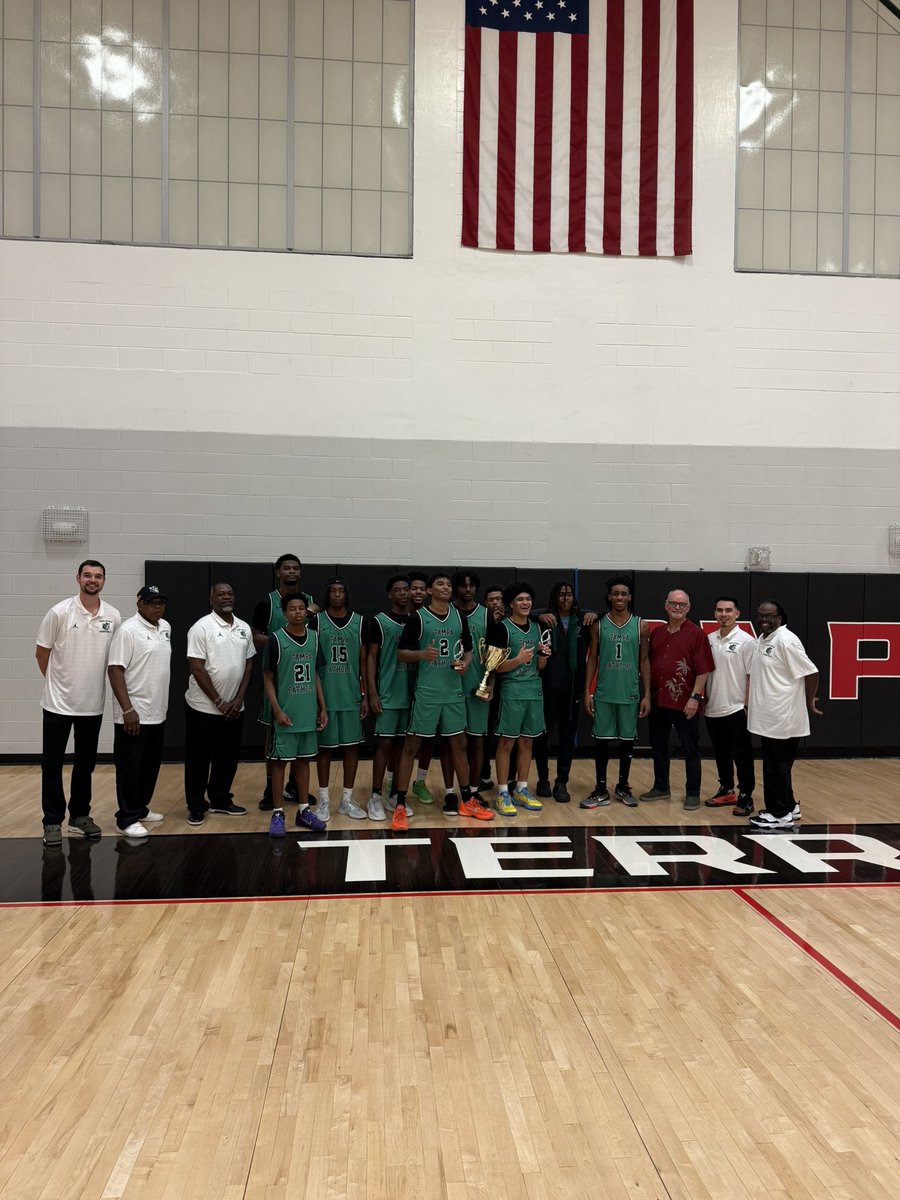 tampacathhoops's tweet photo. TC wins the City of Tampa Championship Tournament with. 71-52  victory over Tampa Prep. Neo Flores and Sohan Alla named to the all tournament team and KJ Morgan named MVP. https://t.co/FqeV15L3nj