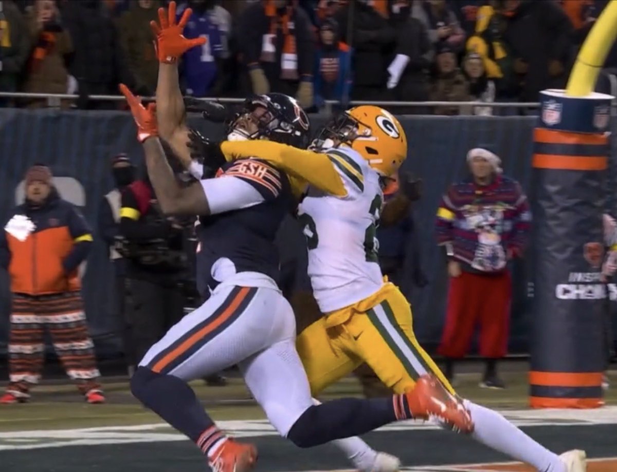 No flag, didn’t matter. Fuck the packers and fuck the refs