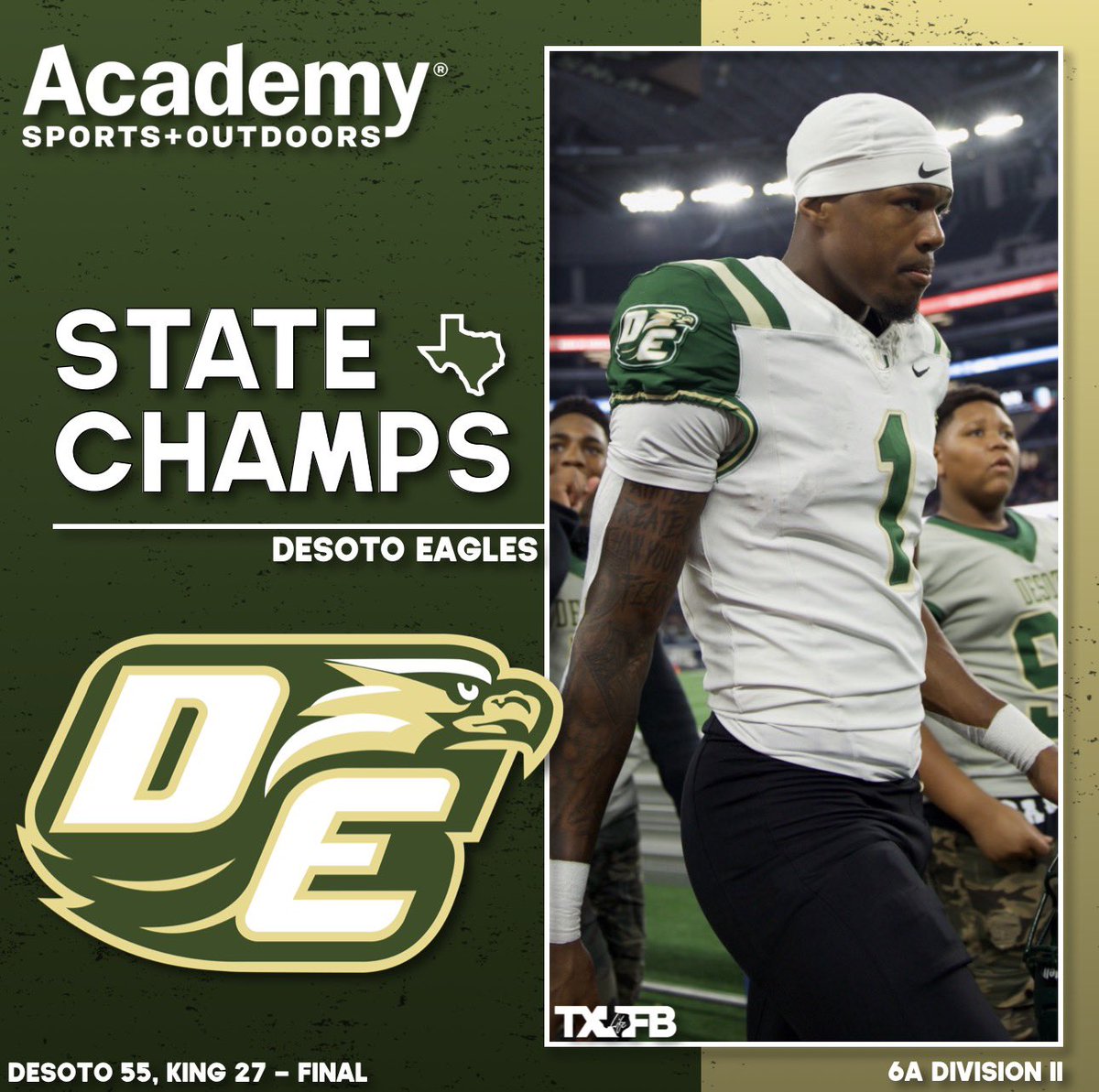 The Desoto Eagles are your 2025 6A Division II State Champions, presented by Academy Sports + Outdoors <a href="/Academy/">Academy Sports + Outdoors</a> 

#ad #Sponsored