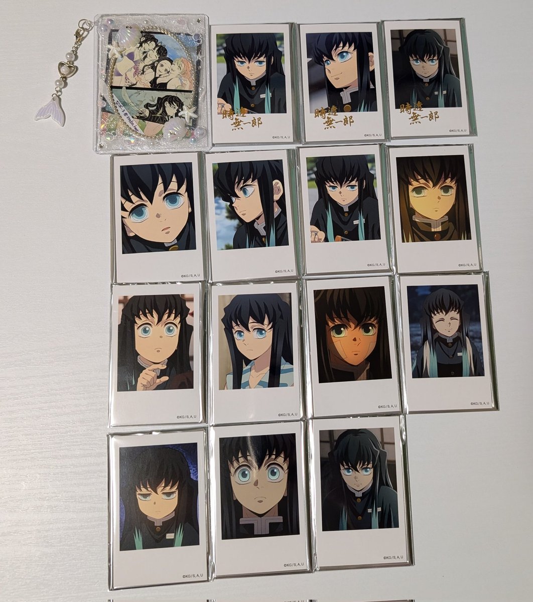 交換】鬼滅の刃 柱カフェ チェキ風ブロマイド チェキ 時透無一郎 無