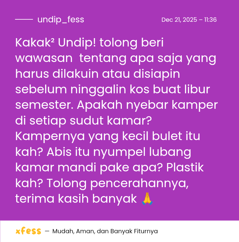 UNDIP MENFESS tweet media