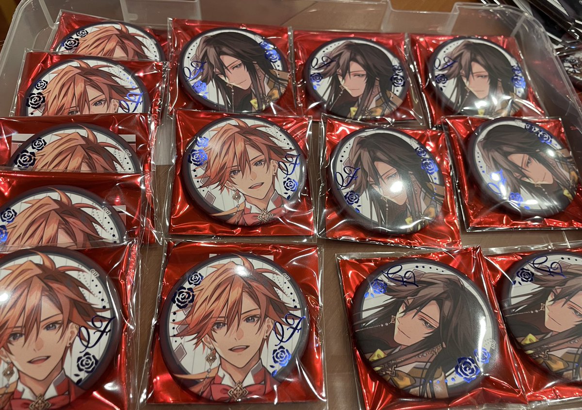 オトメイトマーケット オトマ マツリカの炯 缶バッジ 青凛 22点 マツリカの炯 缶バッジ フォトカ 青凛 オトふゆ オトマ マツリカ