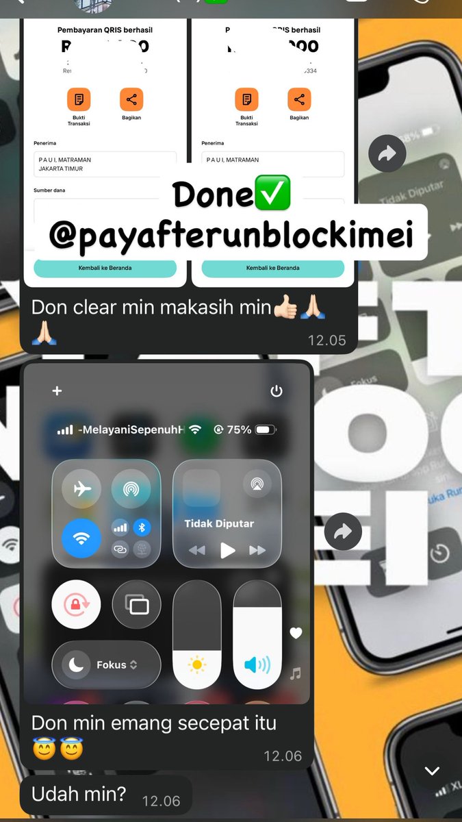 UnblockimeiPAUI's tweet photo. ada yang ngalamin sinyal tb2 hilang gak? unblock imei aja yok biar sinyal kembali normal😍
ke wa mimin https://t.co/TWy2M2nCsC
https://t.co/GwLW2LQBp6
#zonauang https://t.co/FNukdroYhh