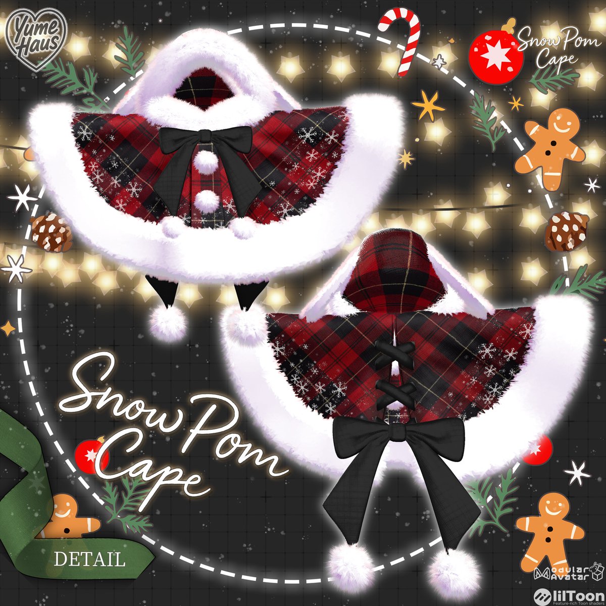 HausY91914's tweet image. ❤YumeHaus❤
❄️Snow_Pom_Cape❄️ 発売することになりました
抽選で無料配布予定であり
🎁RT + 100進行詩 + 1名ずつ追加抽選いたします(最大5名)。🎁
期間は12/28までです。
ありがとうございます。。

❤YumeHaus❤
❄️Snow_Pom_Cape❄️ 출시하게 되었습니다
추첨을 통하여 무료 배포 예정이며
 🎁RT…