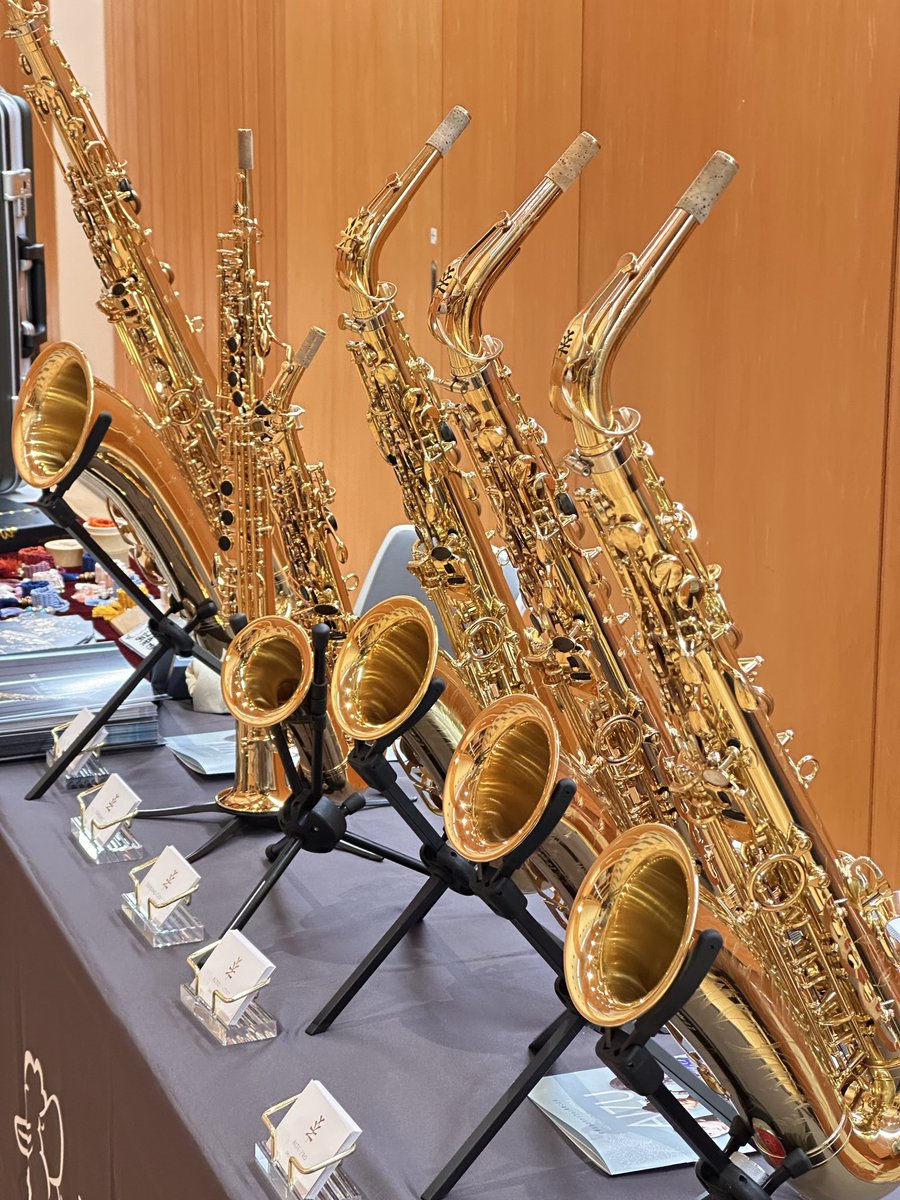 XYZ全機種が会津サックス・プロジェクトにて展示中🐏 17:30以降からは