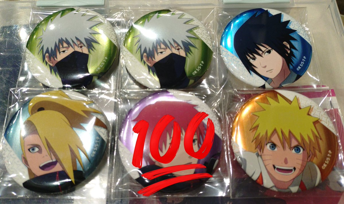 交換譲渡】ジャンプフェスタ ジャンフェス NARUTO 缶バッジ イーディス