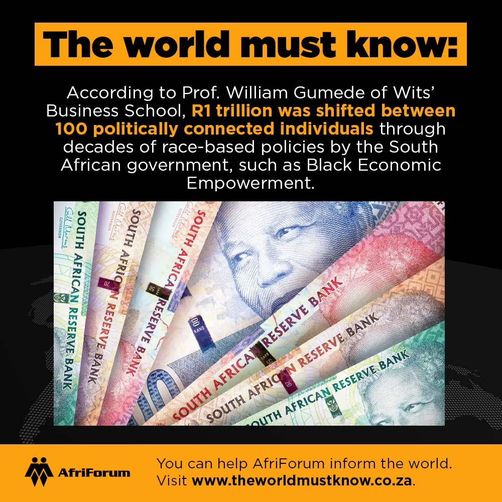 ConCaracal's tweet image. The more race laws the South African government pushes, the higher the unemployment rate rises.

Pro-discrimination South Africans clearly don't care about the damage these laws do, as long as white people get excluded and cadres get to eat.