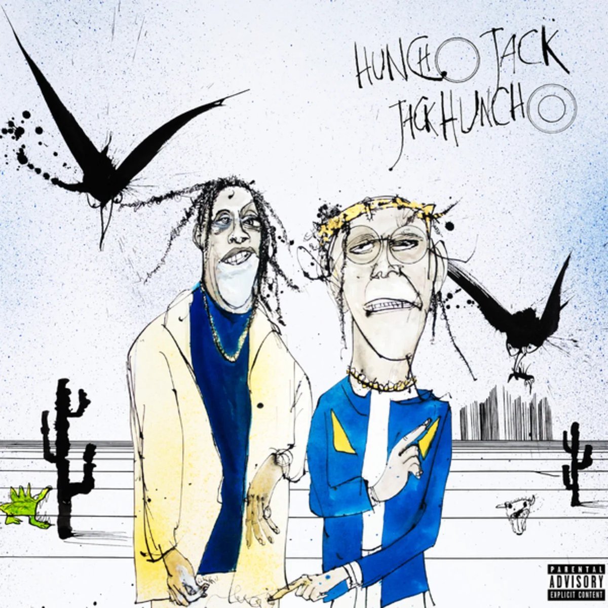 Kurrco's tweet image. 8 years ago today, Travis Scott &amp;amp; Quavo dropped their collab album, 'Huncho Jack, Jack Huncho' 💿

Favorite track on the project?