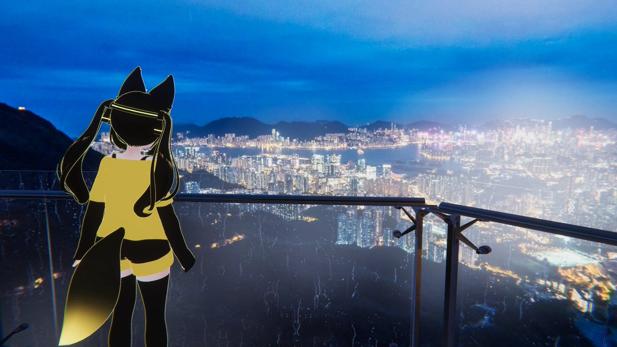 HT_VRChat's tweet image. City View
#VRC #VRChat