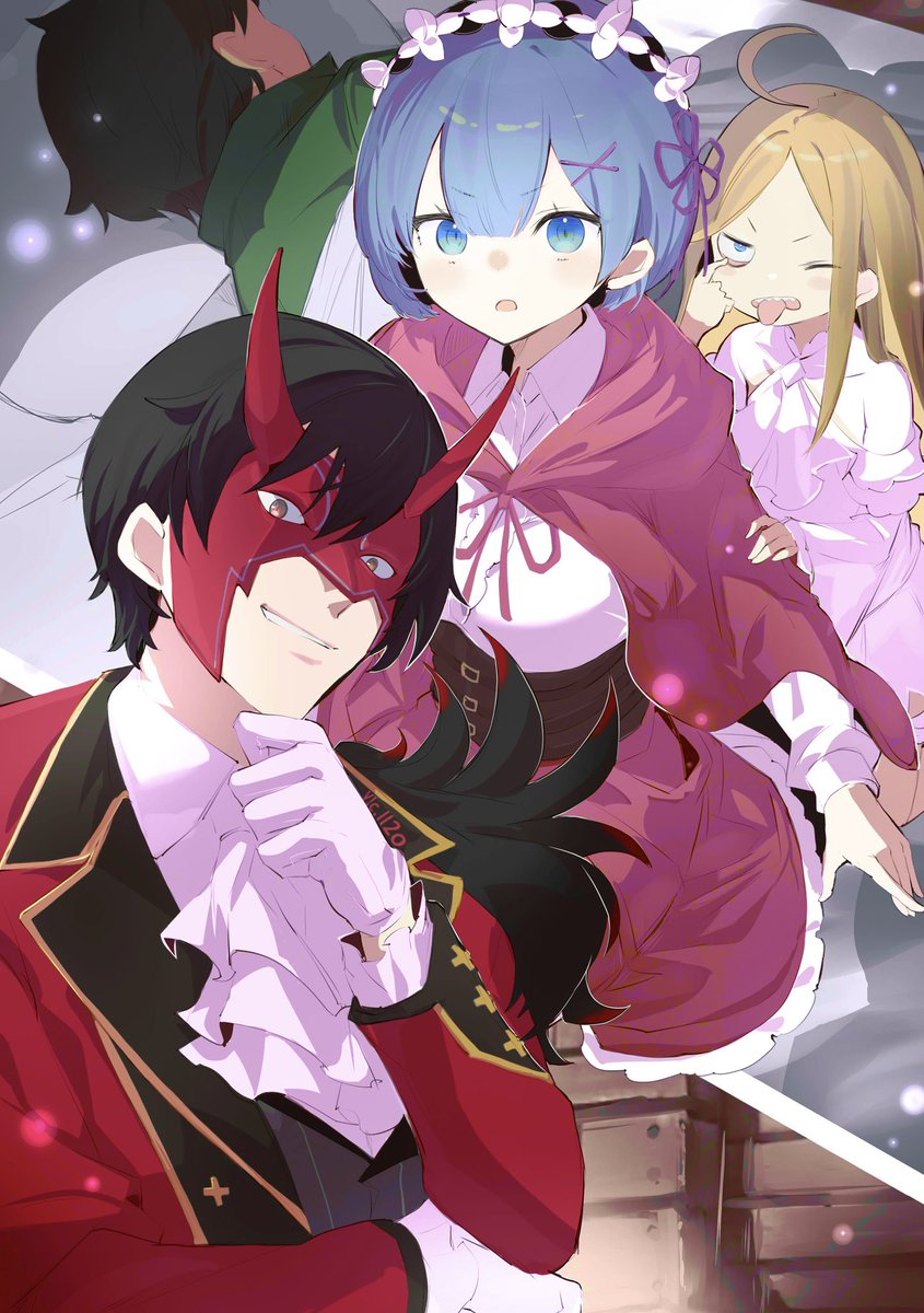 Vincent Vollachia, Rem, Spica &amp; Natsuki Subaru 
.
#rezero #リゼロ